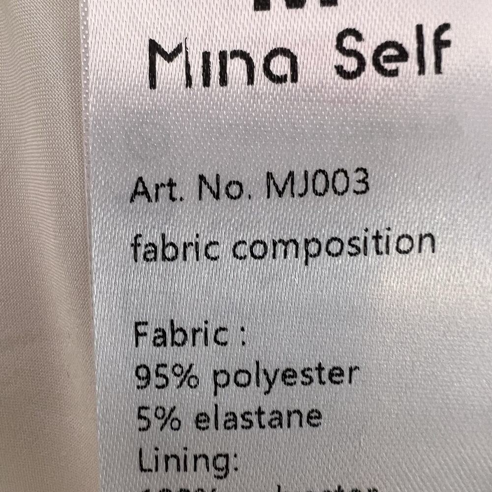 NWT Mina Self Women's Cream Structured V Neck Vest Sz S Preppy Spring Contempora - Picture 6 of 9